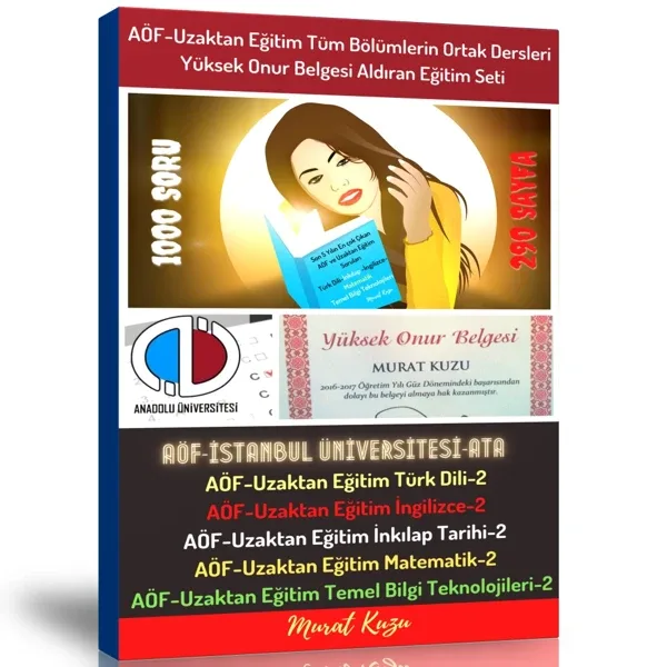 AÖF ve Uzaktan Eğitim Tüm Bölümlerin Ortak Dersleri