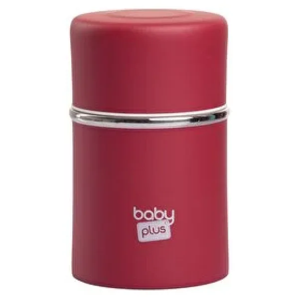 Baby Plus Kırmızı Paslanmaz Çelik Mama Termosu 260 ml