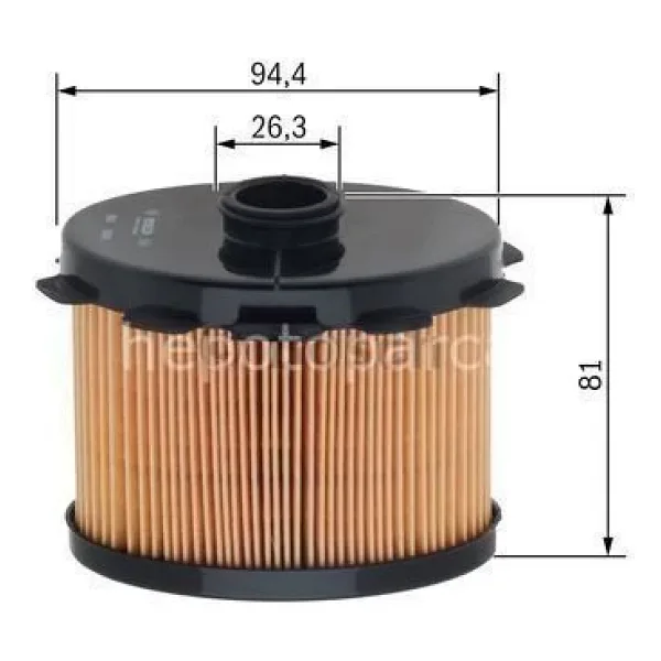Bosch PEUGEOT Partner 1.9 Diesel 09.2000 - 08.2002 MAZOT FİLTRESİ