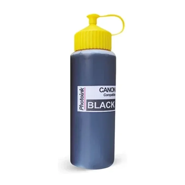 Canon Yazıcılar için uyumlu 500 ml Siyah Mürekkep (PHOTOINK Akıllı Mürekkep)