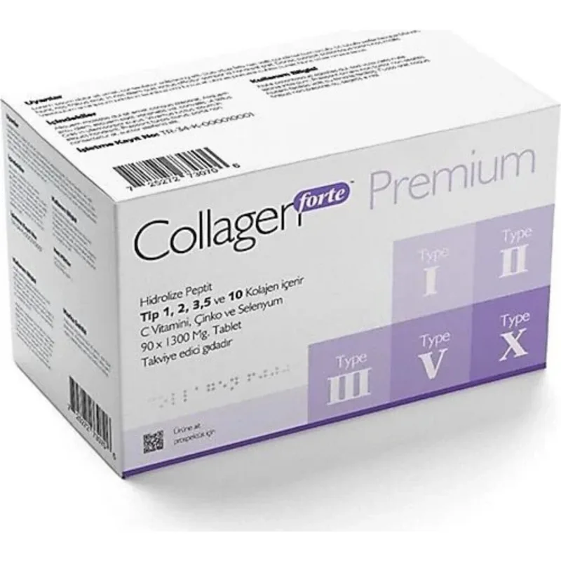 Collagen Forte Platinum Premium 5 Tip Kolajen 90 Tablet