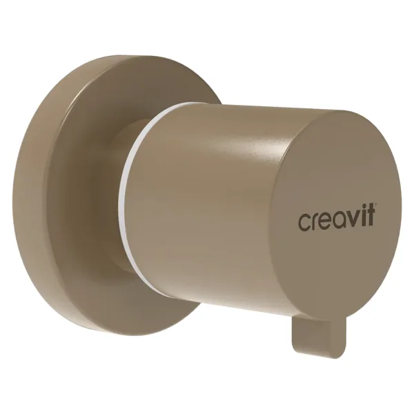 Creavit AC50L 1/2'' Aç-Kapa Ara Kesme Valfi Cappuccino