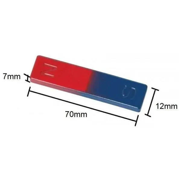 Çubuk Mıknatıs 70x12x7mm