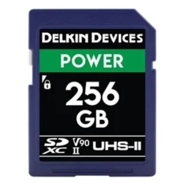 Delkin Devices Power 256 GB SDXC UHS-II V90 SD Kart