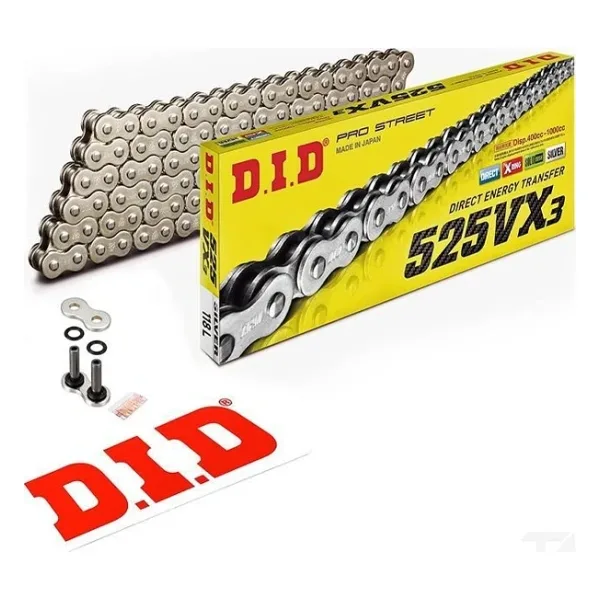 Did 525-118Vx3 2019-2022 Honda Cbr 650 R Uyumlu Zincir Vx3 Xring Silver (Gumus)