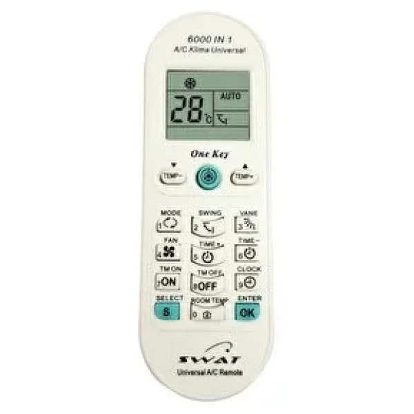 Electroon Swat Universal Ayarlanabilir Klima Kumanda 6000model Kr0525