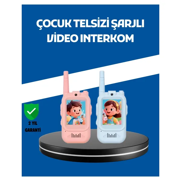 Epilons Çocuklar Için Video Görüşmeli Walkie Talkie Uzun Mesafe Iletişim