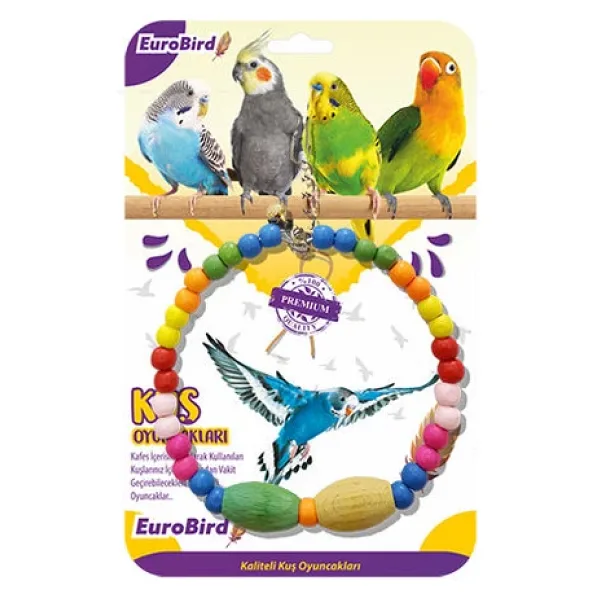 EuroBird Kuş Oyuncağı Boncuklu Büyük Halka