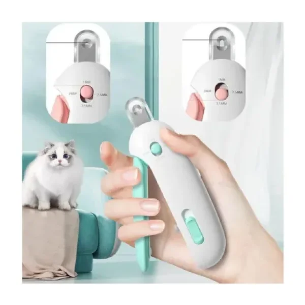 Exelox Törpülü Hazneli Ayarlanabilir Kedi Köpek Tırnak Makası