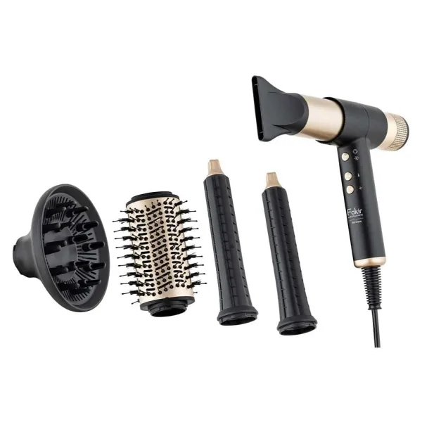 Fakir Airwave 5in1 Gold Saç Şekillendirme Seti