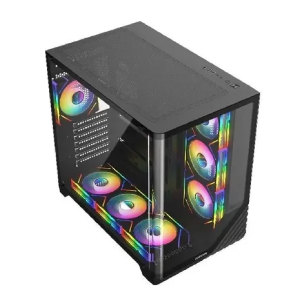 Fazeon F3 F3A750BBQ ARGB Fanlı Siyah 750 W ATX Oyuncu Kasası