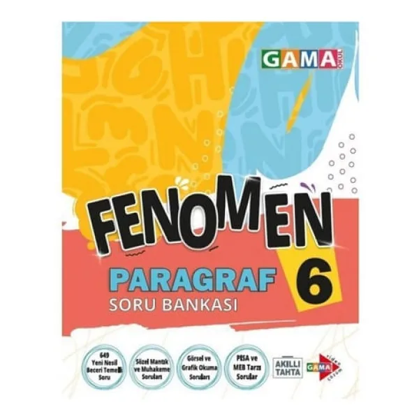Fenomen Okul Yayınları 6. Sınıf Paragraf Soru Bankası