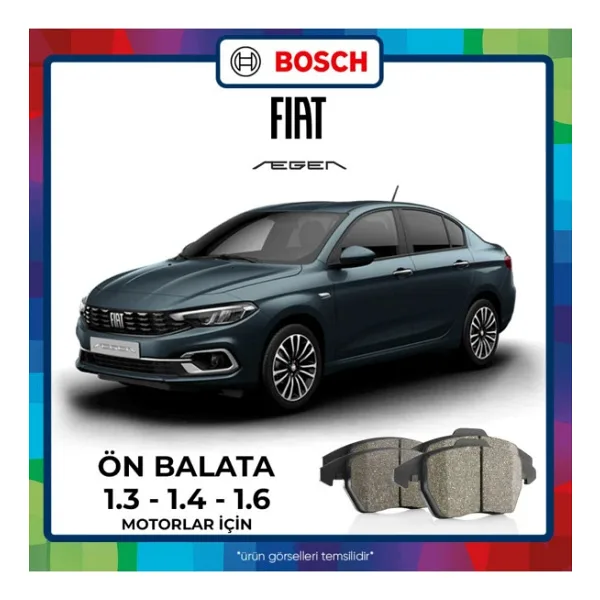 Fiat Egea Ön Fren Balatası - 1.3 / 1.4 / 1.6