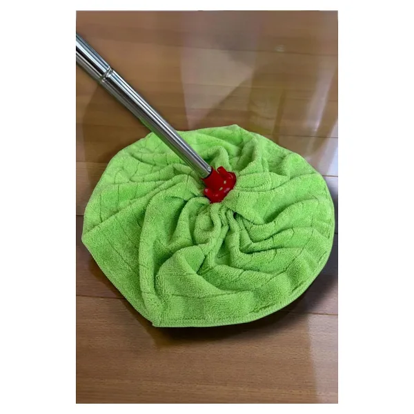 Fine Clean ( 1 Adet) Mikrofiber Havlu Paspas Mop Yedek Ucu, Alt Kısmı Dolgulu Çizmez ( Sopasız)