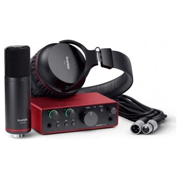 Focusrite Scarlett Solo Studio Gen 4 Kayıt Paketi