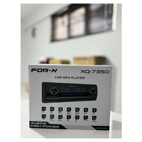 For-X XQ-7350 4x60 W Oto Teyp