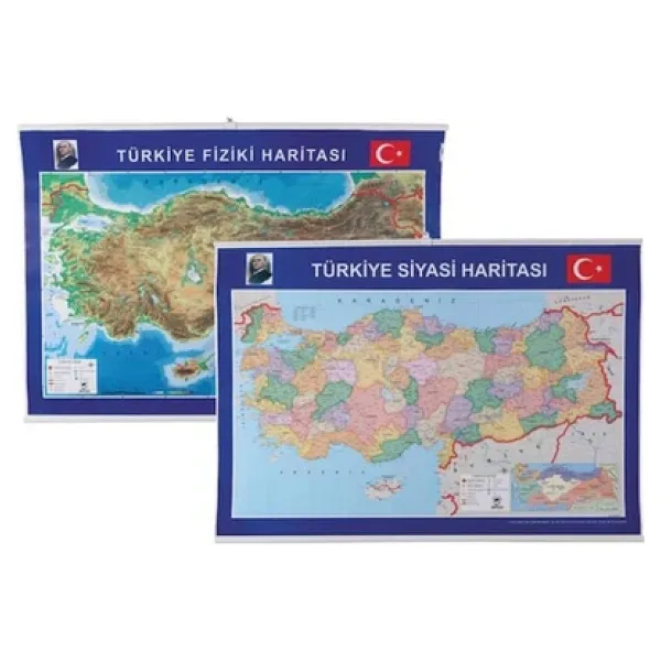 Gülpaş Türkiye Fiziki Ve Siyasi Harita
