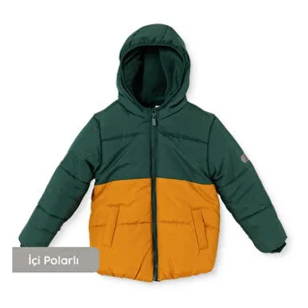 HelloBaby HelloBaby Erkek Bebek Mont Fermuarlı Kapüşonlu Uzun Kol 4 - 5 Yaş