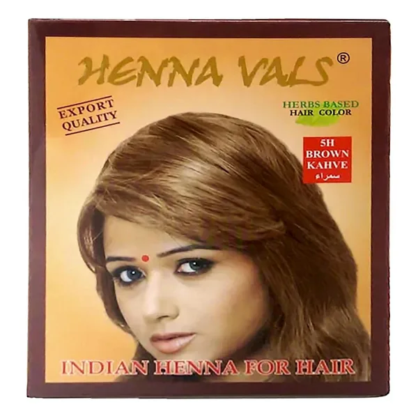 Henna Vals Hint Kınası Kahverengi 6'lı