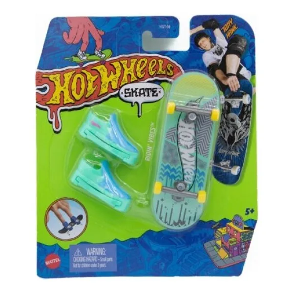 Hot Wheels Skate Parmak Kaykay ve Ayakkabı Paketleri Ridin Vibes HGT54