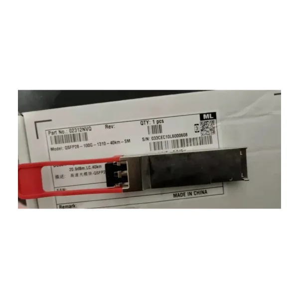 Huawei 100G 40KM Optical Transceiver Module QSFP28-100G-1310-40KM-SM 02312NVQ