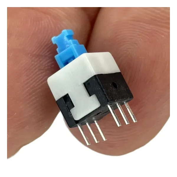 IC-199 6 Pinli Bacaklı Yaylı Push Buton 8x8mm