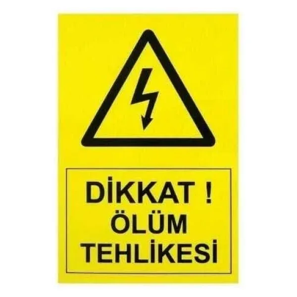 IS-Tİ1 21*14 cm Tehlike Etiketi