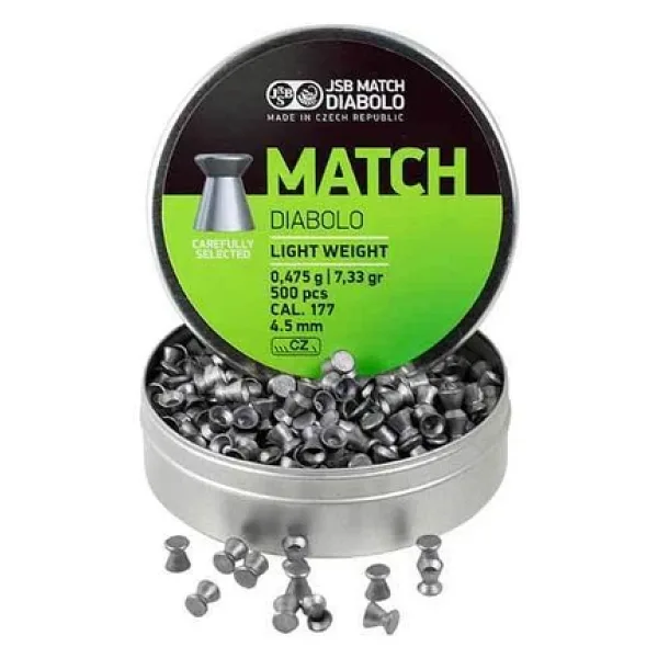 Jsb Match Dıabolo Lıght Weıght 4.49 Mm Havalı Sacm