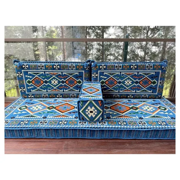 md home carpet Şark Köşesi Takımı %100 Yerli Üretim Özel Dokuma Kumaş 10 cm Çökmeyen Sünger Minder