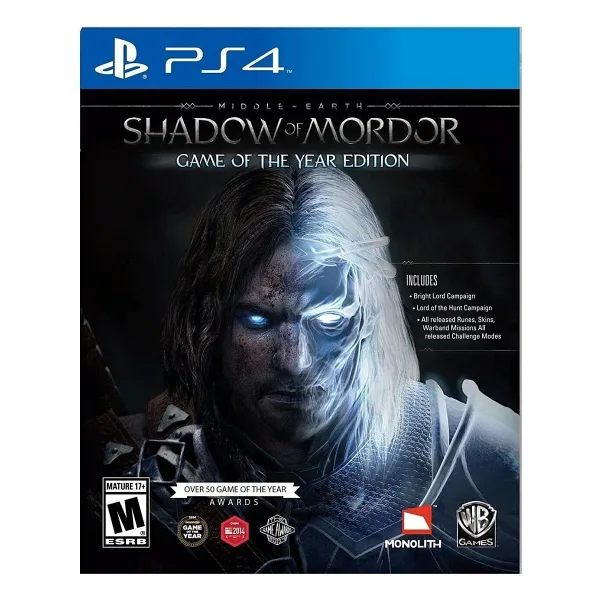 Middle - Earth Shadow Of Mordor Goty PS4 Oyunu