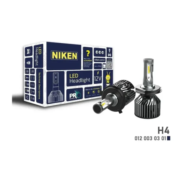 Niken Far Ampulü Led Xenon Pro Serisi H4
