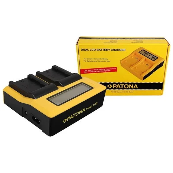 Patona 7695 NP-W235 Fujifilm Dual LCD USB Şarj Cihazı