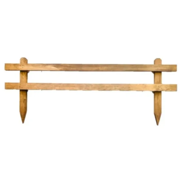 Pinoxi Ahsap Bahce Citi Kazikli Cit 100Cm X 40Cm Kahverengi
