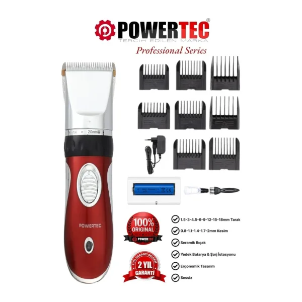 Powertec TR-1200 Saç Kesme Makinesi