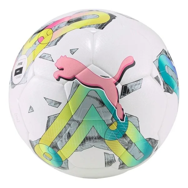 Puma 083787-01 Orbita 6 MS Beyaz-Pembe 5 Numara Futbol Topu