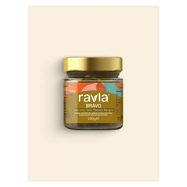 Ravla Bravo İğde Unlu Tahin Pekmez Karışımı 230 gr
