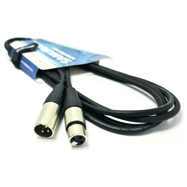Roxtone XLR Erkek-XLR Dişi Mikrofon Kablosu 5mt RX-K12105