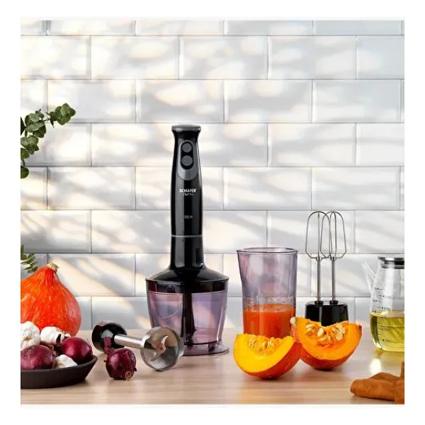 Schafer Chef Pro Siyah El Blender Seti