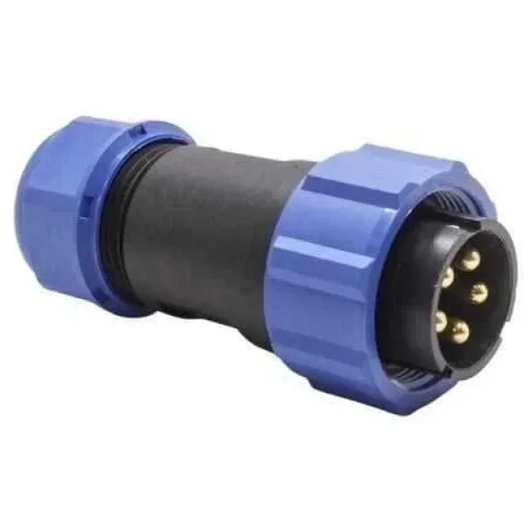 SD20 5 Pin 20mm Su Geçirmez Erkek Konnektör