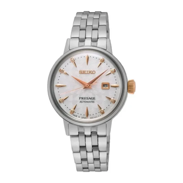 Seiko Presage Cocktail Time SRE009 Gümüş-Rose Gold Kadın Kol Saati