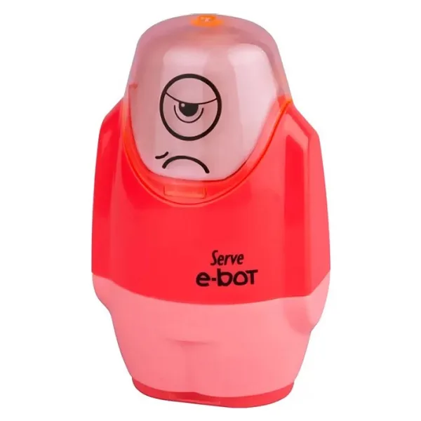 Serve E-Bot Kırmızı Silgili Kalemtıraş