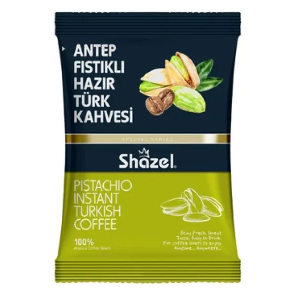 Shazel Antep Fıstıklı Hazır Türk Kahvesi 100 gr
