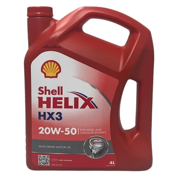 Shell Helix HX3 20W-50 4 lt Motor Yağı