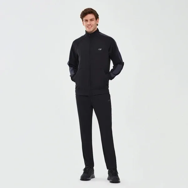 Skechers Performance Track Suit Erkek Siyah Eşofman Takımı