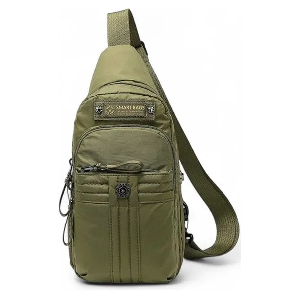 Smart Bags Bodybag Uniseks Omuz Askılı Çapraz Postacı Çanta 8712 - Koyu Yeşil