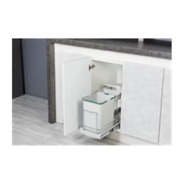 Starax 2391 Teleskopik Raylı Çöp Kovası 16+1 lt