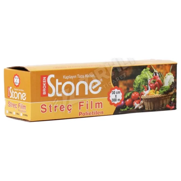 Stone Streç Film Sarı Kutulu 30X300 mt 8 Micron