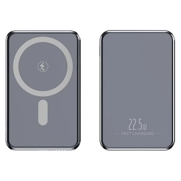 Sunix PB-54 Gri 5000 mAh Hızlı Şarj MagSafe Powerbank