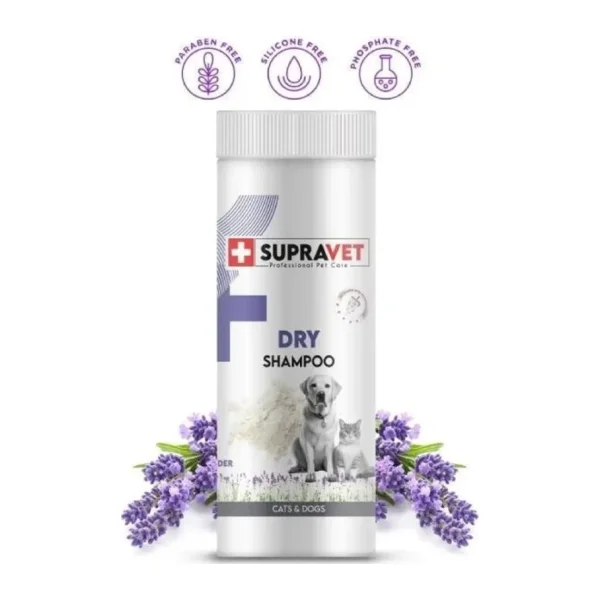 Supravet Lavanta Özlü 150 ml Kedi Köpek Toz Şampuan