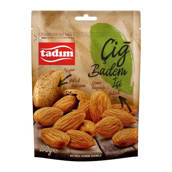 Tadım Çiğ Badem İçi 180 gr